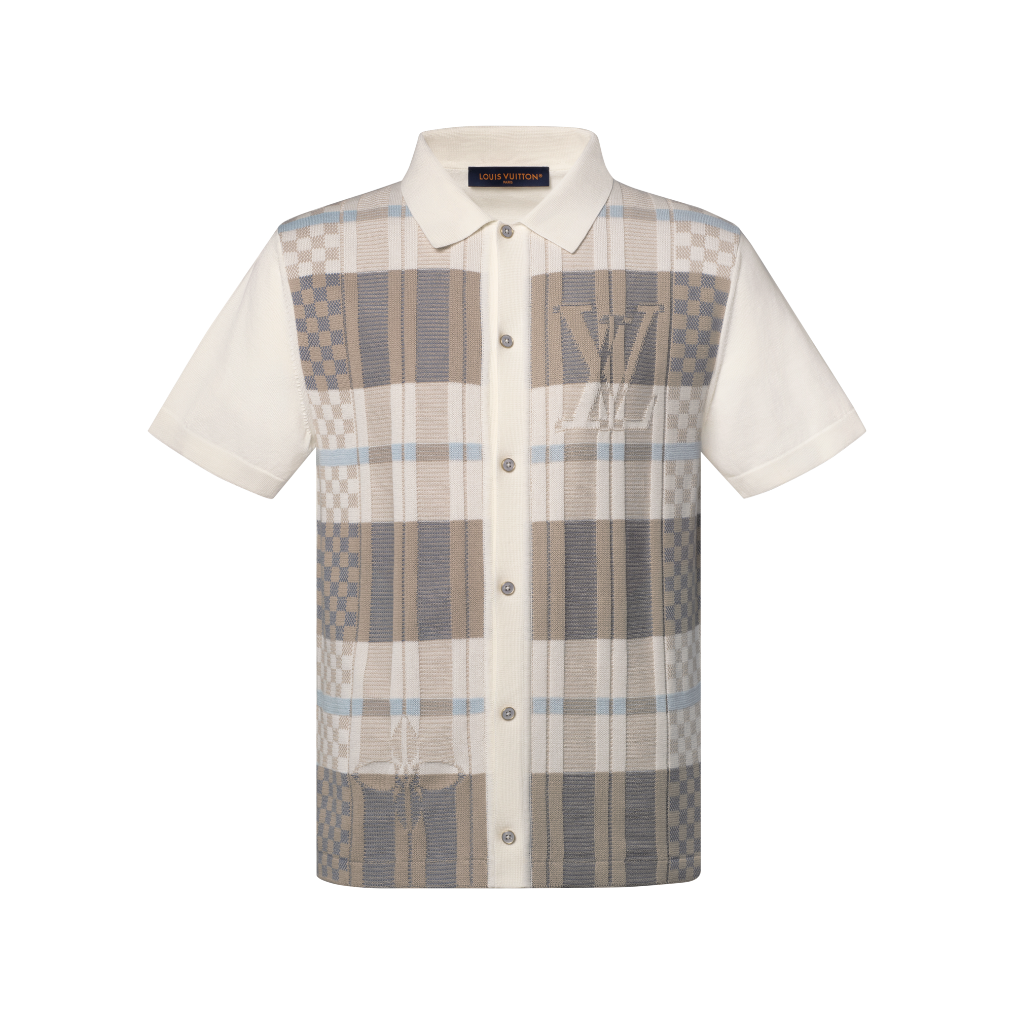 Graphic Jacquard Short-Sleeved Shirt - For Men | LOUIS VUITTON